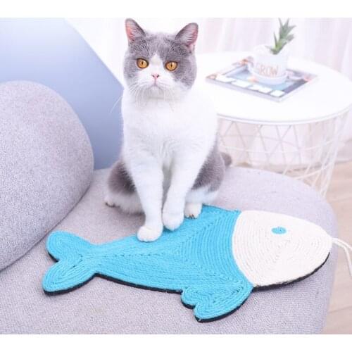 Cat Scratching Post with Sisal Rope Toys Interactive Kitten Play Scratcher Exercise Toys for Relaxing Cat Toy Pet Products