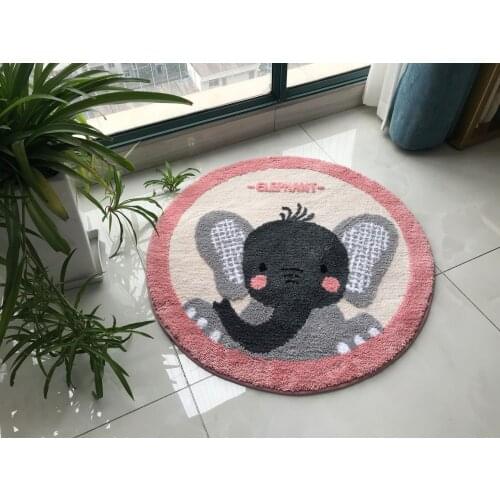 40x60cm Flocking Carpet , 50x80cm Pineapple Bathroom Non-slip Mat , 45x65cm Cartoon Animal Absorbent Foot Mat