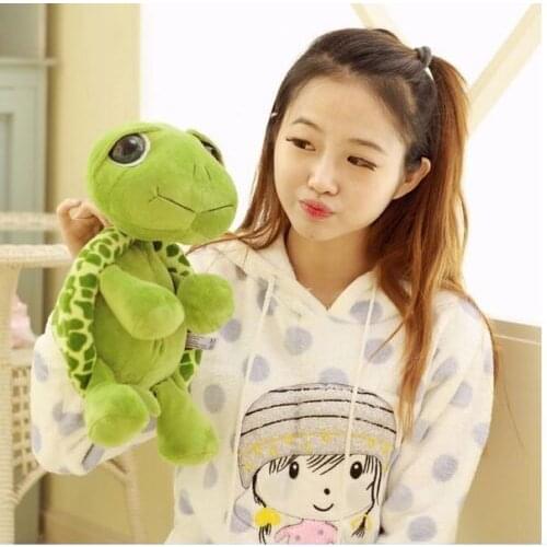 Cute plush turtle doll new stuffed big eyes turtle toy gift doll about 38cm 0200