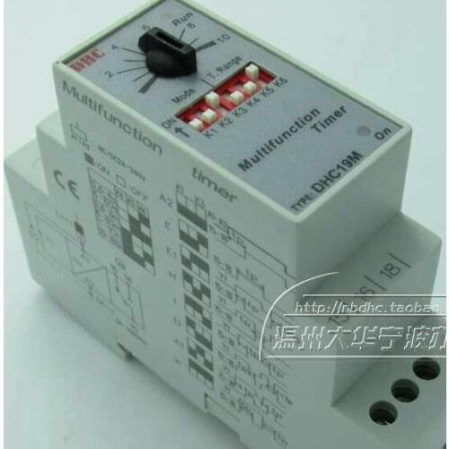 AC/DC 24-240V DHC19-M Multifunction Timer Relay