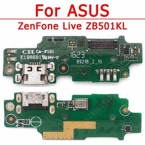 Original Charging Port for ASUS ZenFone Live ZB501KL USB Charge Board PCB Dock Connector Flex Cable Replacement Spare Parts