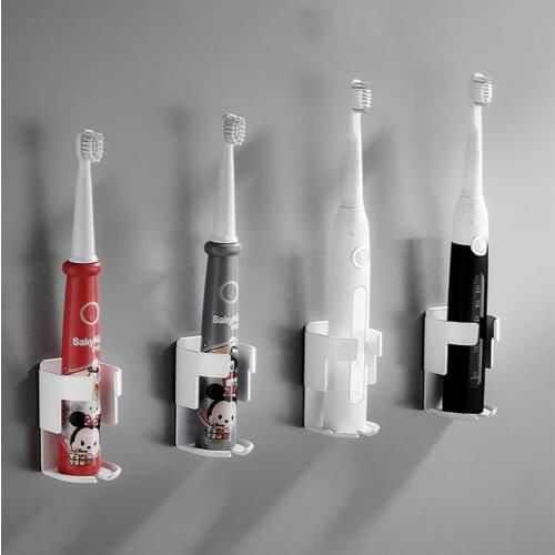 Aluminium Alloy Toothbrush Stand Rack for Electric Toothbrush Wall Mounted Toothbrush Holder Bathroom Accessories