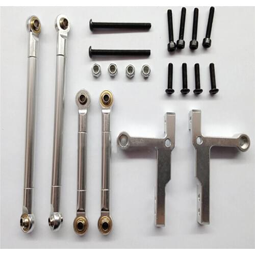 Durable Metal Tie Rod Ball Joint Chassis Push Rod Set for Tamiya CC01 RC Crawler Car Modification Parts
