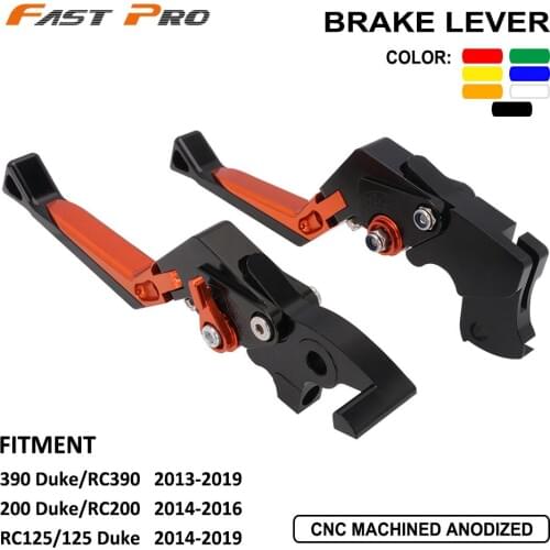Motorcycle CNC Adjustable Folding Brake Clutch Lever For KTM Duke RC 125 250 390 RC390 RC125 RC250 DUKE390 2013 2014 2015 2016