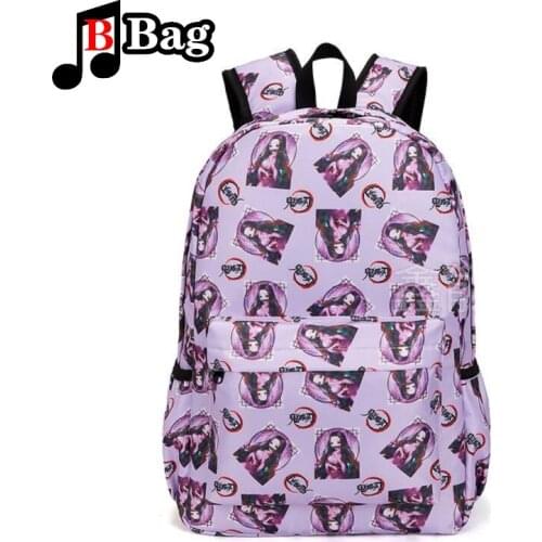 Demon Slayer backpack Women Girl waterproof schoolbag cartoon animation student Backpack handbag Large capacity bag Gift