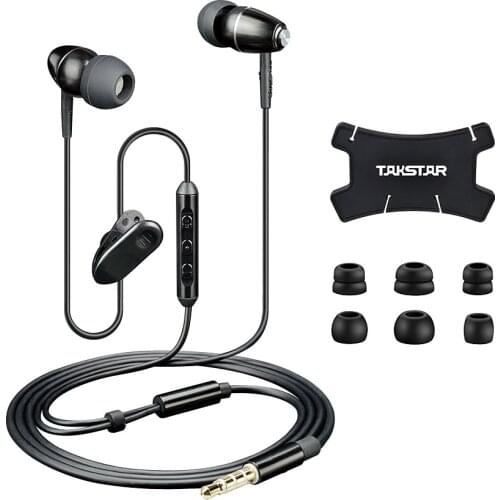 Takstar TS-2280 stereo earphone in ear earphone for iPhone/iPad/iPod with microphone cable control button