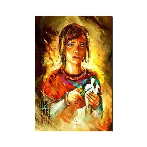 Lot style Choose The Last Of Us Game Art print Silk poster Home Wall Decor