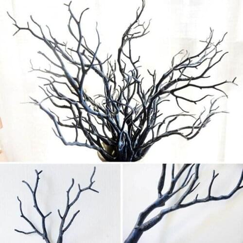 Dried Tree Home Decor Peacock Coral Branches Plastic Artificial Plants Christmas Wedding DIY Decoration Supplies