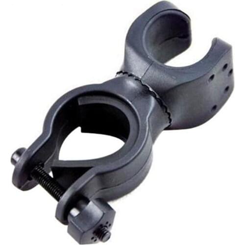 Bike Flashlight LED Torch Mount Clip 360 Degree Rotation Cycling Clamp Bicycle Light Holder