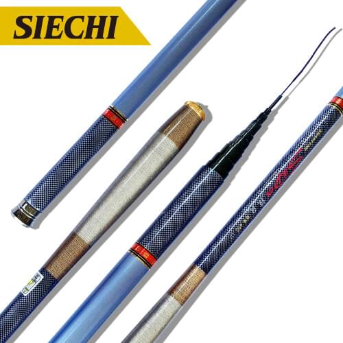 Stream Fishing Rod 3.6m 4.5m 5.4m 6.3m 7.2m Spinning Fishing Rod Super Hard Telescopic Fishing Rod Carbon Fiber Hand Rod