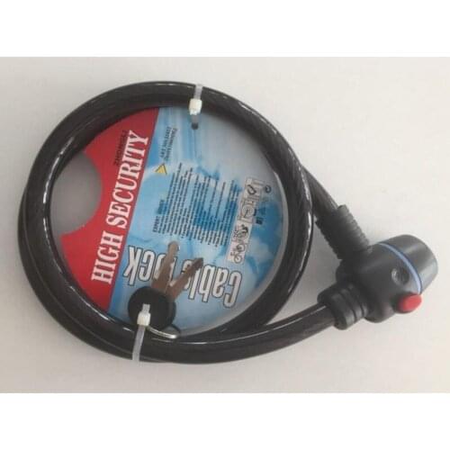 Motorcycle Bicycle Motor Lock Thick Keyed Lock 15 X1000 Mm Steel wire rope lock, High Security, 2021 turkey Made