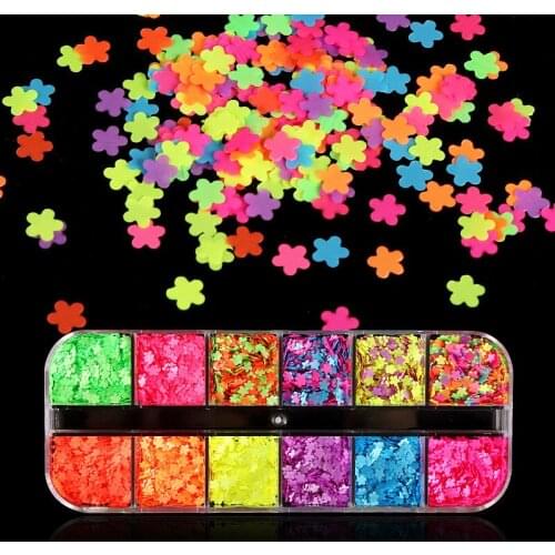 1Box Colorful Flower Sequins Resin Fillings Nail Art Decor Crafts Diy Uv Epoxy Resin Mold Filler Jewelry Making Mold Accessories