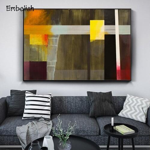 1 Pieces Abstract Colors Wall Art Pictures For Living Room Modern Home Decor HD Print On Canvas Oil Paintings Bedroom Posters