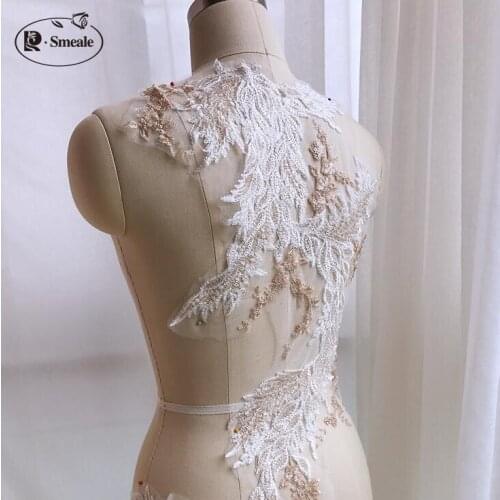 1pc/lot White Transparent Champagne Lace Accessories Can Be Used for Wedding Brides RS 1035