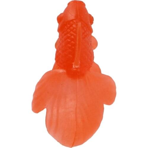 10 Pcs/Lot Soft Rubber Gold Fish Baby Bath Toys Small Plastic Simulation Small Goldfish Water Toy Fun Kids Swimming Beach Toys