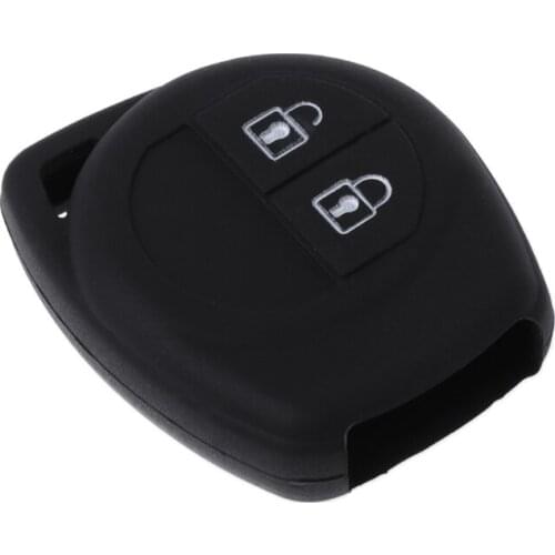 2 Buttons Silicone Remote Key Cover Holder Case Fob For Suzuki SX4 Swift Vitara