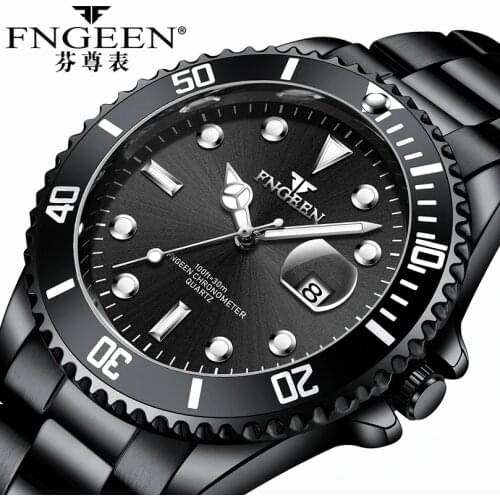 2021 New Top Brand Men Watches Mens Stainless Steel Waterproof Fashion Quartz Watches Male Clock Luminous Men Luxury Watch