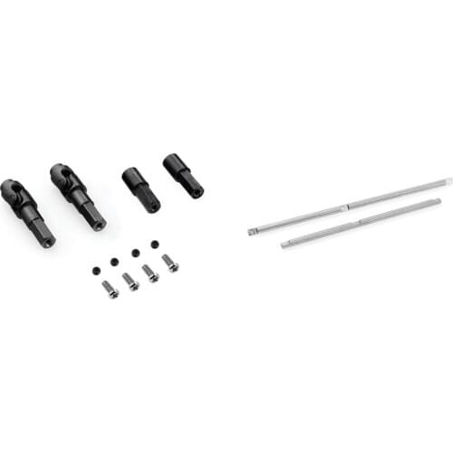 6Pcs Metal Front Axle Drive Shaft Rear Axle Shaft for WPL C14 C24 C34 B14 B24 B36 MN D90 MN99S RC Car