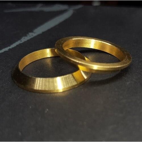 6 Piece per lot DIY Copper in14 Nixie Tube Clock Decorative Rings