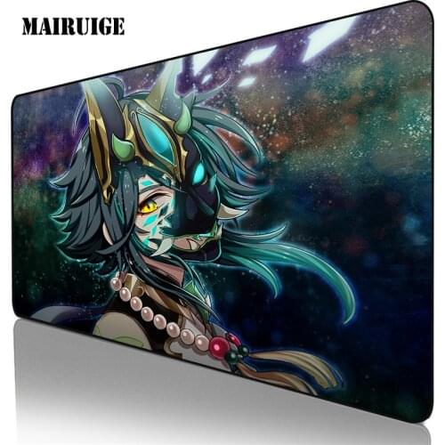 Genshin Impact 90x40cm Large Mouse Pad Kawaii Room Decor Gamer Computer Keyboard Desk Mat XXL Anime Mousepad Gaming Accessories