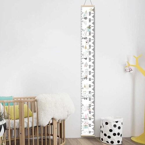 Kids Baby Height Ruler Growing Size Chart Toddler Infant Measure Ruler Wall Sticker for Children Room