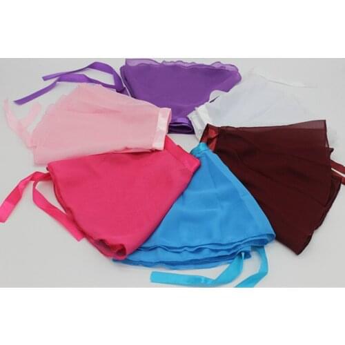 Children Ballet Dance Skirt Chiffon Girl Latin Dance Dresses Kid Pettiskirts Ballet Tutu Dance Skirt Gymnastics Leotards 89