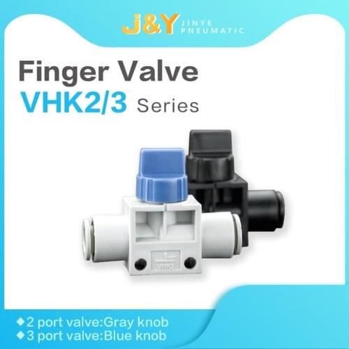 J&Y Finger Valve VHK2/3 Series Air Pneumatic Tube connector Fittings