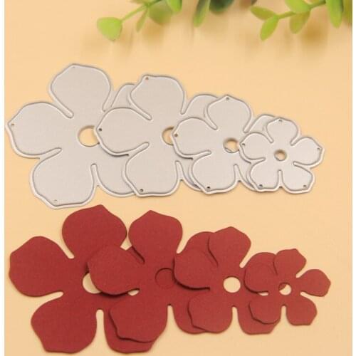 KLJUYP Flowers Metal Cutting Dies Stencils for DIY Scrapbooking/photo album Decorative Embossing DIY Paper Cards