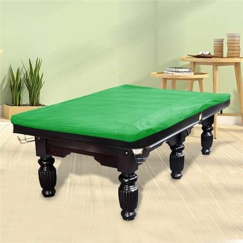 Red/Gray/Brown/Black/Green Polyester Fibre Dust-Proof billiard protective cover Table Cloth For 9 Foot Pool Table