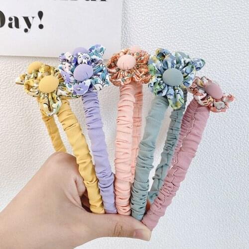 2/3 Pcs/Set Children Cute Colors Flower Bow Headbands Baby Girls Lovely Sweet Hair Hoop Hairbands Kids Fashion Hair Accessories