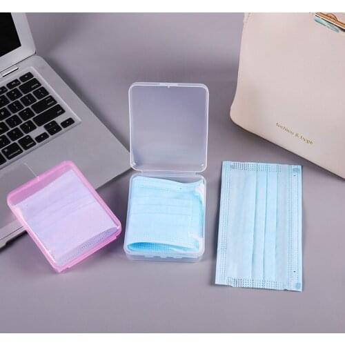 Portable Mask Storage Case Dustproof Mask Storage Box Holder Mask Container (Without Logo) Dropshipping