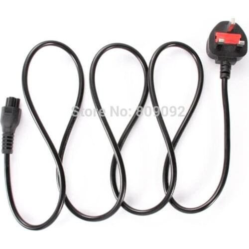 UK/AU/EU Plug C5 to 3 Pin for Laptop AC Power Charger Lead Cable Cord for Laptop Notebook PC