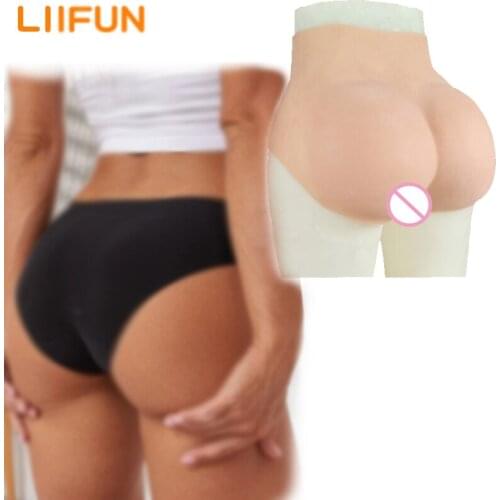Silicone Realistic Vagina Pants Shemale Crossdresser Pussy Pants Artificial Sex Fake Underwear Hip Up Enhancer Transgender Tits