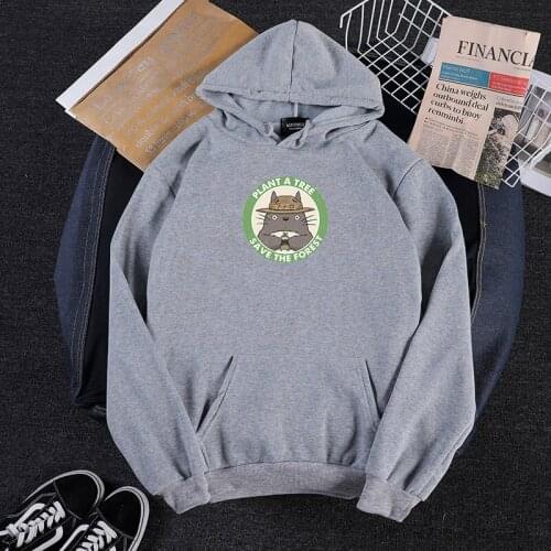 Japanese Anime Hoodie Totoro Print Hoodies Sweatshirts Women Harajuku Hoodie Spirited Away Sweatshirt Hoody Poleron Mujer