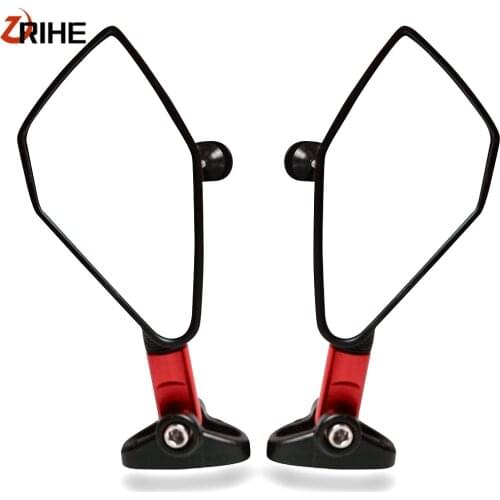 Universal Aluminum motorcycle Mirror Moto Rearview Side Blue Glass MirrorFor HONDA CBR929RR CBR954RR CB1000R CBR 1000 929 954 RR