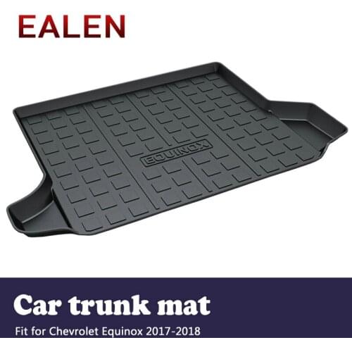 EALEN For Chevrolet Equinox 2017 2018 Styling Boot Liner Tray Waterproof Anti-slip mat Accessories 1Set Car Cargo rear trunk mat