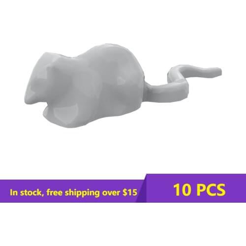 10PCS MOC Bricks 40234 Little Mouse For Building Blocks Parts DIY Construction Classic Brand gift Toys