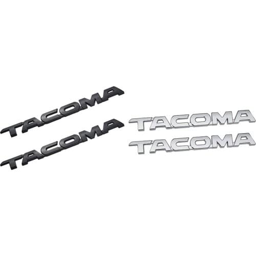 2 Pack Door Letter Inserts Trunk Car Door Tailgate Decal Emblem Sticker Badge Replacement for Tacoma 2005-2015