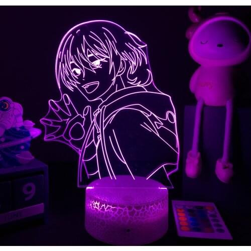 3D LED Lamp That Anime Time I Got Reincarnated as a Slime Night Light Rimuru Tempest Figure for Kid Bedroom Decoration