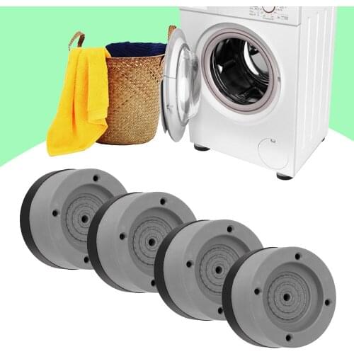 Multifunction Refrigerator Shockproof Pad Anti-slip Noise-reducing 4pcs/set Kitchen Bedroom Mat Washing Machine Feet Mats