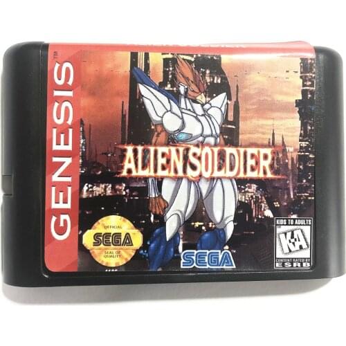 ALIEN SOLDIER For Sega Mega drive 16 bit MD Games Card For Sega Mega Drive For Genesis