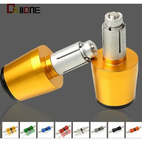 22mm 7/8"" Aluminum Motorcycle Accessories Handlebar Grips Handle bar Ends For Suzuki GSX-R600 GSX-R750 Hayabusa GSX250R ABS