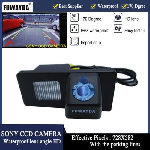 FUWAYDA FOR SONY CCD Chip Sensor CAR REAR VIEW REVERSE BACKUP PARKING Safety CAMERA FOR Ssangyong Rexton / Ssang yong Kyron