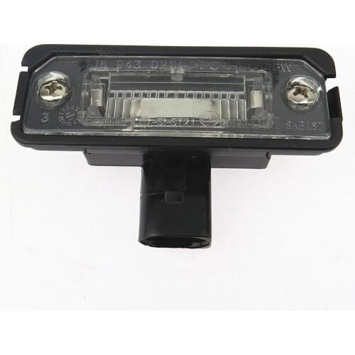 SCJYRXS Car Rear Halogen License Plate Lights For Beetle Golf MK4 Lupo Phaeton Polo1J6 943 021B 1GD943021 6QD943021A 1J6943021B