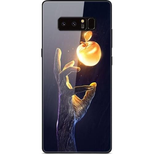 For Samsung Galaxy Note 8 Phone Case Tempered Glass Case Back Cover for samsung galaxy note 8 Series 3