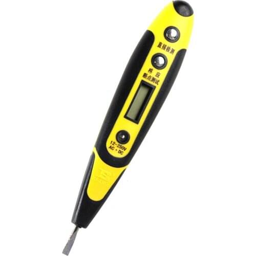 SIJIBOSI 12-250V AC/DC digital voltage tester with glow light
