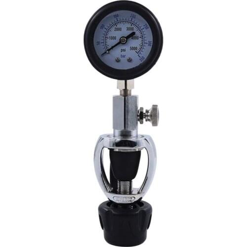 Scuba Diving Yoke Tank Pressure Checker 5000 PSI 350 BAR,Scuba Diving Accessories