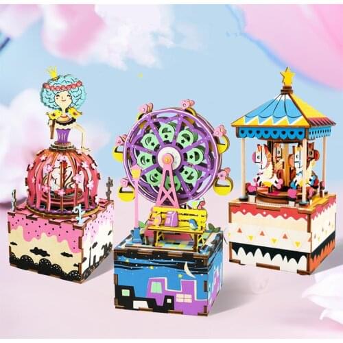 Diy builds her own music box, has fun, parents give girls and children birthdays, Christmas presents