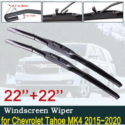 For Chevrolet Tahoe MK4 GMC Yukon 2015 2016 2017 2018 2019 2020 Car Wiper Blade Front Windscreen Wipers Car Accessories