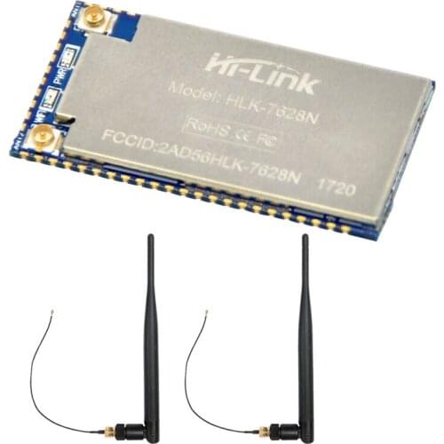 HI-LINK 300Mbps IoT Routing Module 2.4GHz WiFi Smart Gateway with Antenna for PENWRT Secondary Development